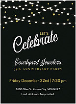 Celebration Lights Invitation D2318U-V